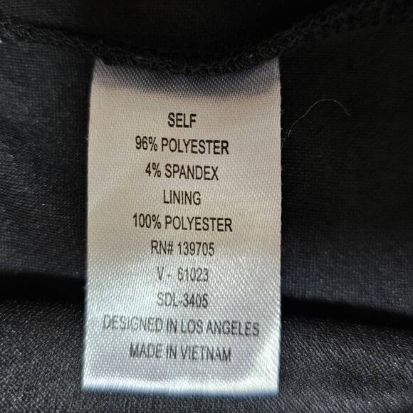 LOVE, Nickie Lew Nordstrom Jumpsuit Black WIde Leg Juniors size 12 - Picture 4 of 10